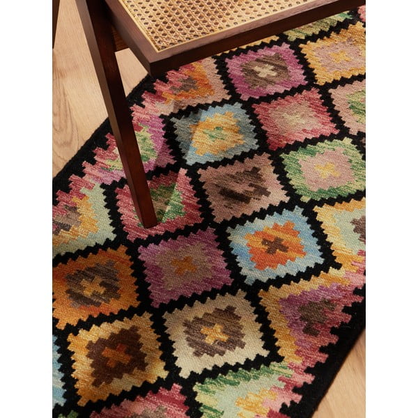 Passatoia in lana reversibile/tessuta a mano 60x190 cm Kamal Zara – Nouristan-image-3