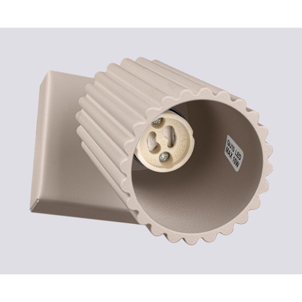 Faretto grigio tortora in metallo 8x16 cm Gleam – Sollux-image-4