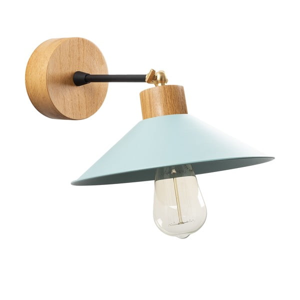 Lampada da parete turchese/di colore naturale ø 24 cm Manavgat – Opviq lights-image-2
