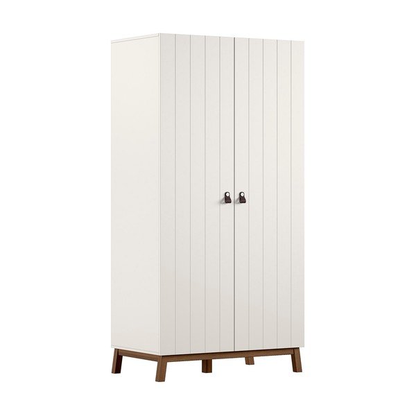 Armadio per bambini beige 99x196x58 cm Sezane – Vipack