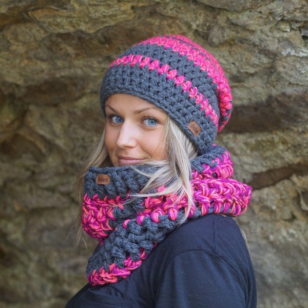Cappello lavorato a mano all'uncinetto Rosie - DOKE-image-1
