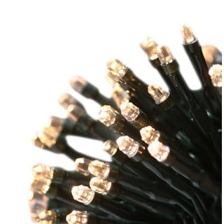 Catena luminosa a LED verde Basic, 100 luci, lunghezza 10,43 m - DecoKing