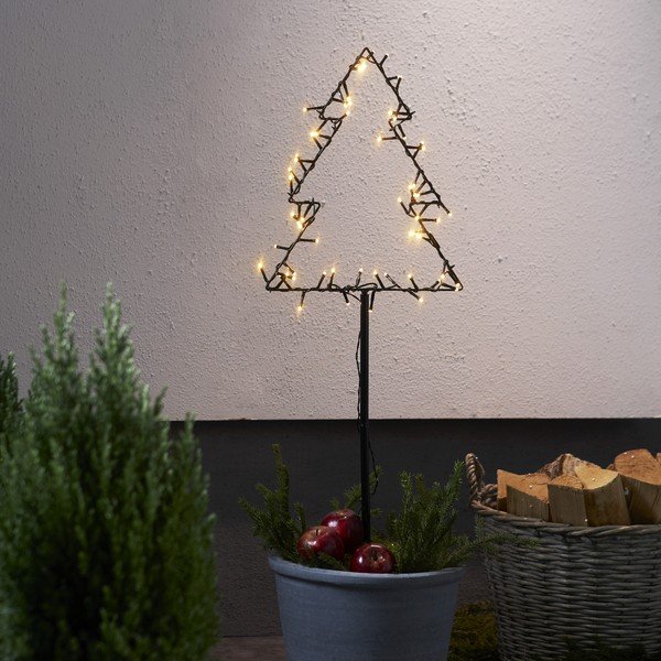 Decorazione luminosa nera per esterni con motivo natalizio Spiky - Star Trading-image-1