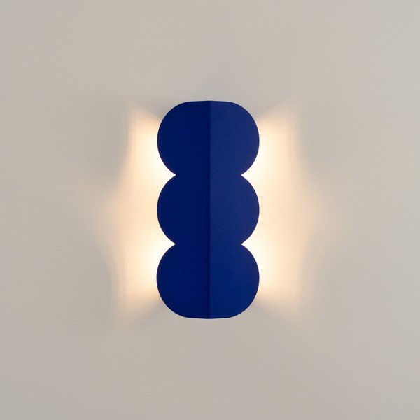 Lampada da parete blu scuro in alluminio BISCUIT – Thoro-image-4