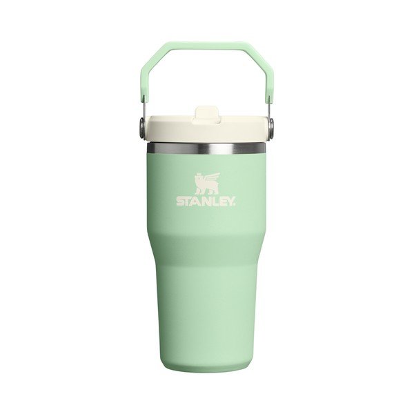 Borraccia termica color salvia in acciaio inox 600 ml IceFlow™ Flip Straw 2.0 Tumbler Pistachio – Stanley
