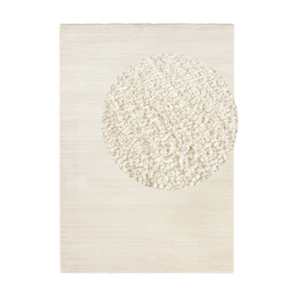 Tappeto Loos color crema chiaro, 160 x 230 cm Glow - Elle Decoration