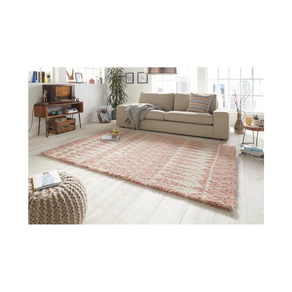 Tappeto grigio e rosa Allure Rose, 200 x 290 cm - Mint Rugs-image-2