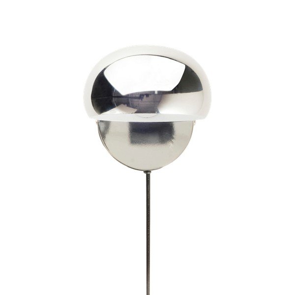 Lampada da parete color argento lucido in acciaio con alimentazione a corrente con struttura flessibile Lincon – Jotex-image-2