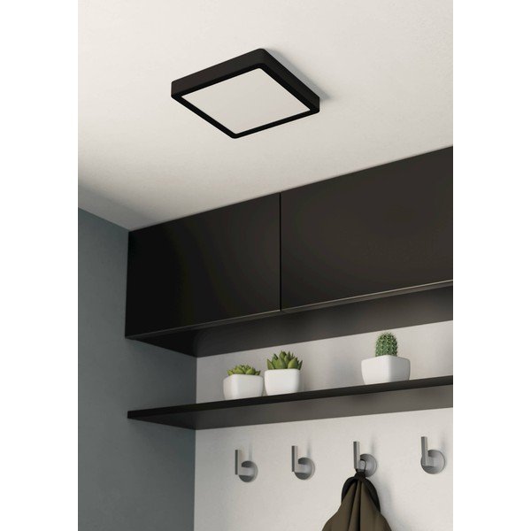 Plafoniera LED nera 21x21 cm FUEVA 5 – EGLO-image-1