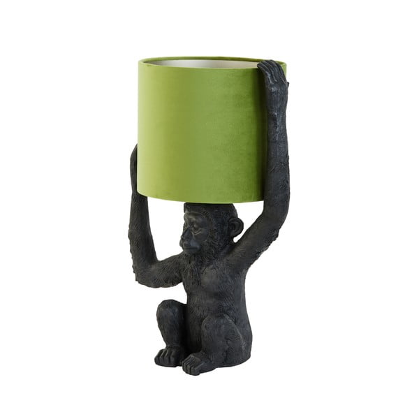 Lampada da tavolo verde-nera (altezza 51 cm) Monkey - Light & Living-image-3