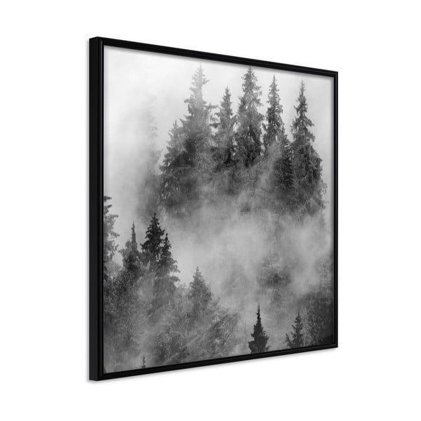 Poster in cornice, 20 x 20 cm Dark Landscape - Artgeist