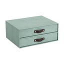 Organizer verde in cartone per cassetti Birger Canvas Paper Laminate – Bigso