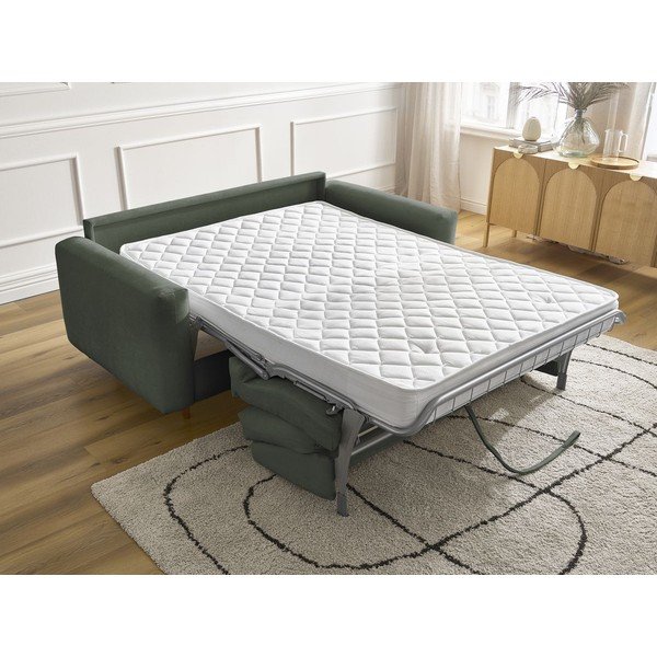 Divano verde per il riposo quotidiano/allungabile 200 cm Cocoone – Bobochic Paris-image-1