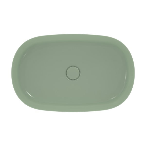 Lavabo in ceramica verde 60x38 cm Ipalyss - Ideal Standard-image-2