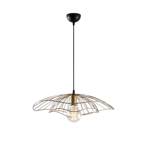 Lampadario dorato ø 50 cm Farac – Opviq lights-image-2