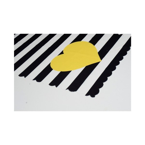 Runner 45x140 cm Black Stripes – Minimalist Cushion Covers-image-1