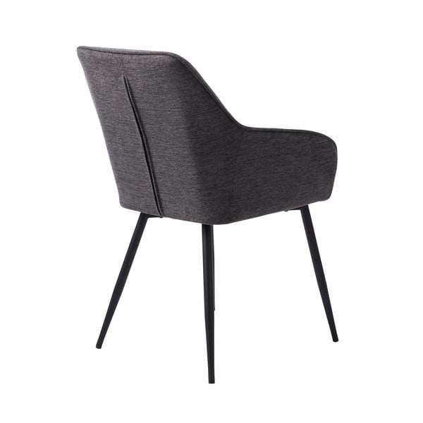 Sedia da pranzo grigio scuro Nolan - Unique Furniture-image-4