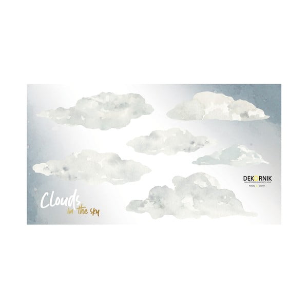Set di adesivi murali con motivo a nuvole Clouds in the Sky - Dekornik