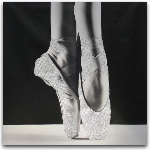 Quadro su tela Ballerina, 60 x 60 cm Glam - Styler