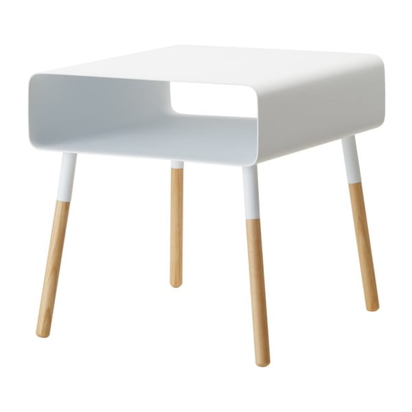 Tavolino bianco, altezza 35 cm Plain - YAMAZAKI