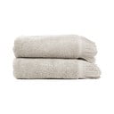 Set di 2 asciugamani grigio-marrone in 100% cotone, 50 x 90 cm - Bonami Selection