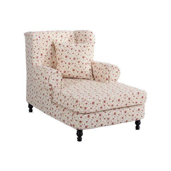 Poltrona floreale beige Mareille Flowery Beige - Max Winzer