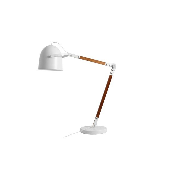Stojací lampa s bílým stínidlem Custom Form Hubert
