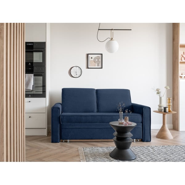 Divano letto blu scuro 168 cm Lucky Lucy - Miuform-image-1