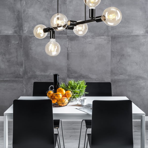 Plafoniera nera Astrid - LAMKUR-image-2
