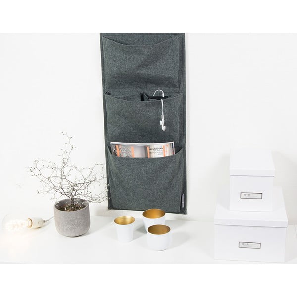Organizzatore pensile grigio Hang - Bigso Box of Sweden-image-3
