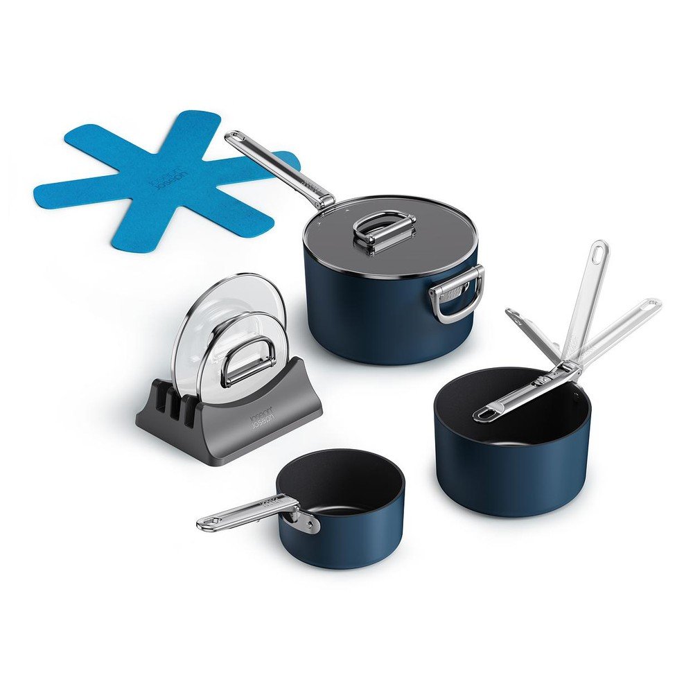 Pentole in set con coperchio incluso/con superficie in ceramica 3 pz adatte all'induzione Space – Joseph Joseph | Pentole