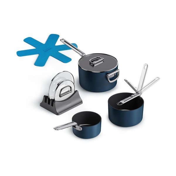 Pentole in set con coperchio incluso/con superficie in ceramica 3 pz adatte all'induzione Space – Joseph Joseph
