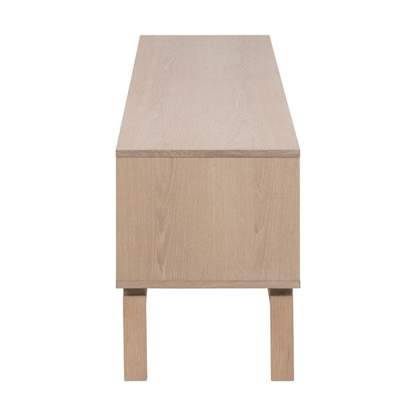 Tavolo TV in rovere di colore naturale 160x50 cm Linley - Actona-image-4