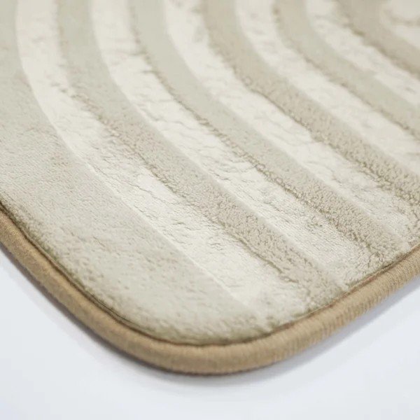 Tappetino per il bagno beige 45x75 cm Allure – douceur d'intérieur-image-3