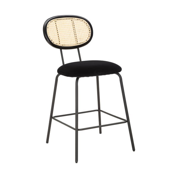 Sgabello da bar nero Osaka - Mauro Ferretti