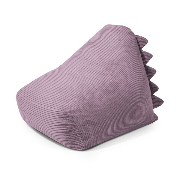 Pouf a sacco per bambini viola con rivestimento in velluto a coste Snug 80 Dragon – SLOWDOWN