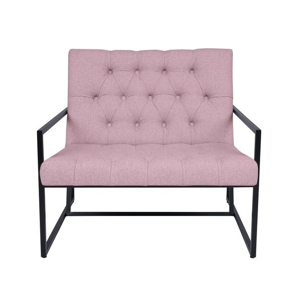 Poltrona rosa chiaro Aster - Mazzini Sofas-image-4