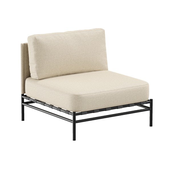 Modulo divano da giardino beige (parte centrale) Dandy - Sit Sit