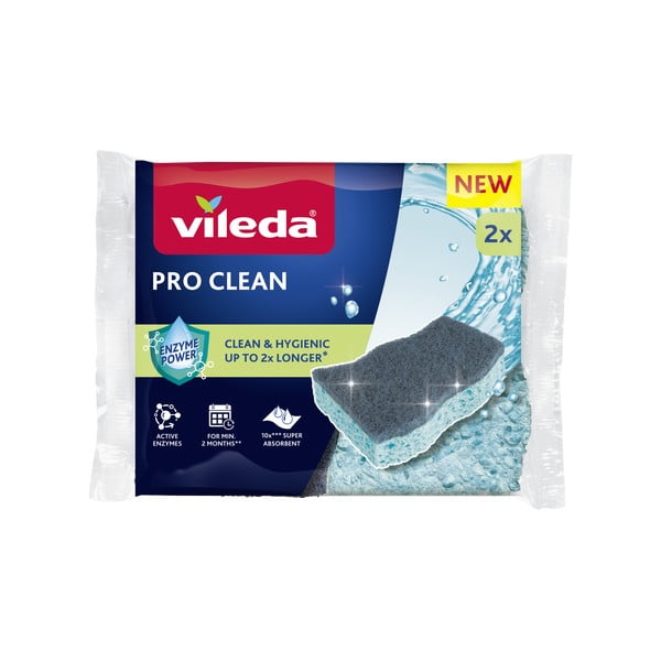 Spugne per piatti in set 4 pz Pro Clean – Vileda