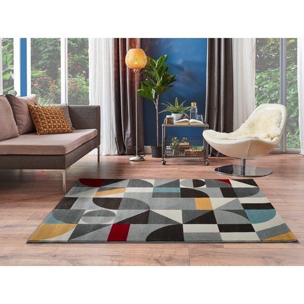 Tappeto grigio Delta Multi, 133 x 190 cm Delta Multi - Universal-image-1