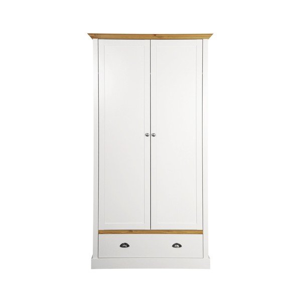 Armadio bianco e crema , 192 x 104 cm Sandringham - Steens