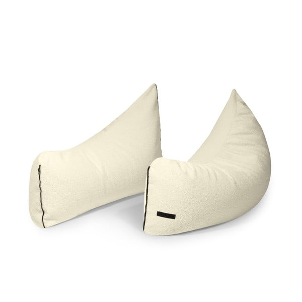 Pouf a sacco per bambini marrone con rivestimento in bouclé Clip Clap 115 – SLOWDOWN-image-3