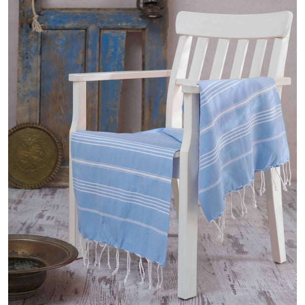 Asciugamano da bagno Sultan Azzurro, 100x180 cm - Mijolnir
