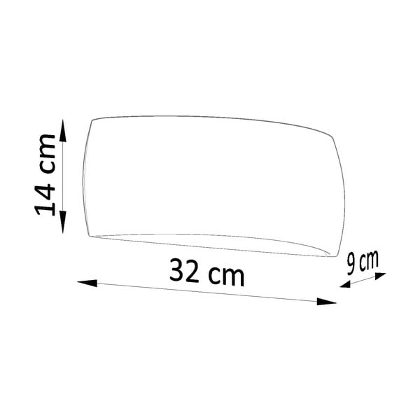 Lampada da parete bianca Palermo - Sollux-image-3