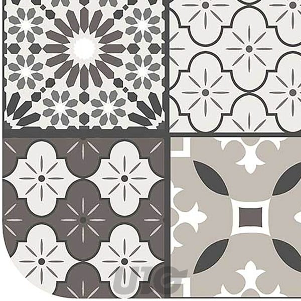 Tappeto grigio 45x75 cm Gaston – douceur d'intérieur-image-1