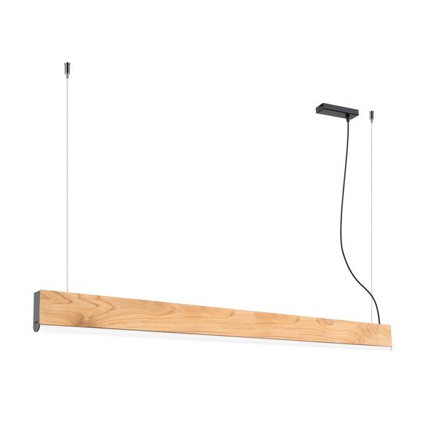Lampadario LED di colore naturale in legno massiccio LYKKE – Thoro