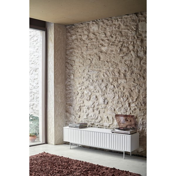 Tavolo TV bianco 180x52 cm Sierra - Teulat-image-1