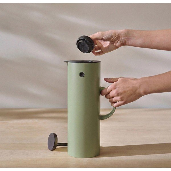 Caraffa termica verde in plastica 1 l EM77 – Stelton-image-1
