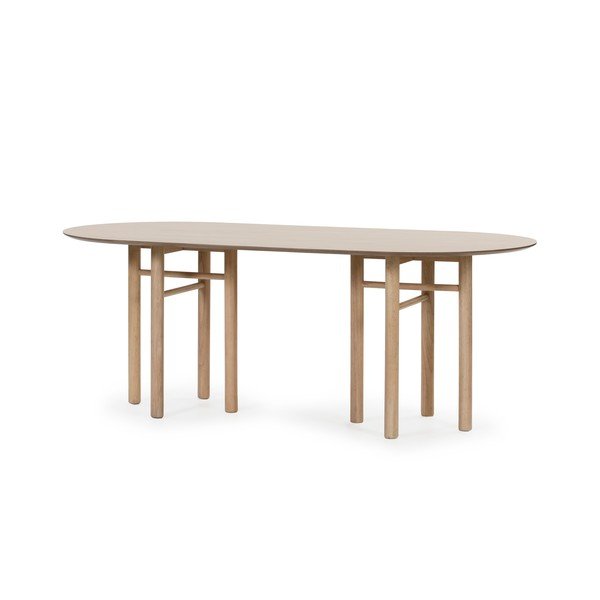 Tavolo da pranzo ovale, lunghezza 200 cm Junco - Teulat-image-2