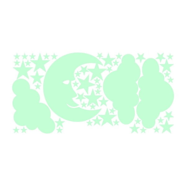 Adesivi murali Luna e Nuvole - Ambiance-image-1